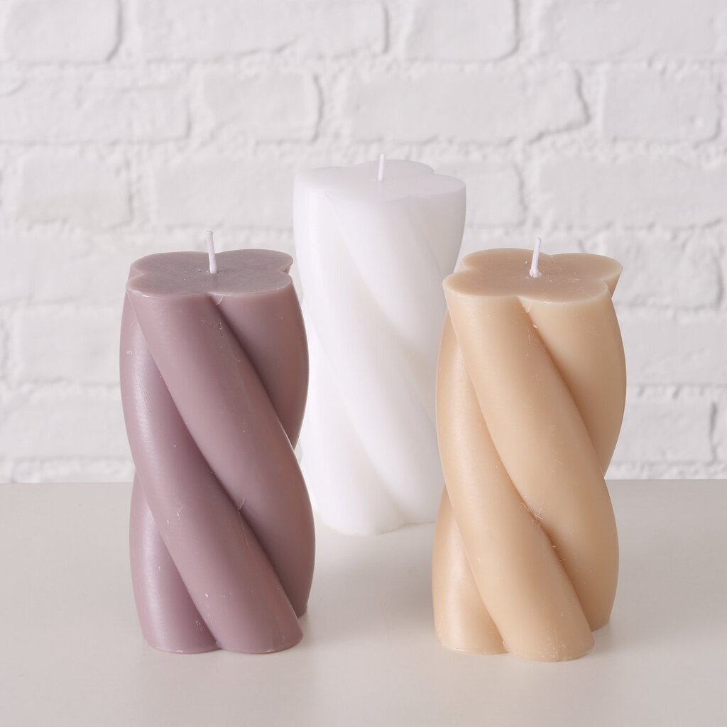 3er Set Kerze in Sonderformen