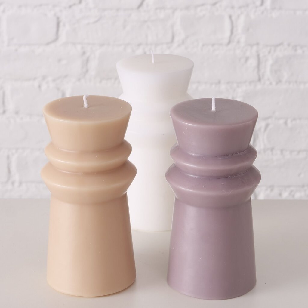 3er Set Kerze in Sonderformen