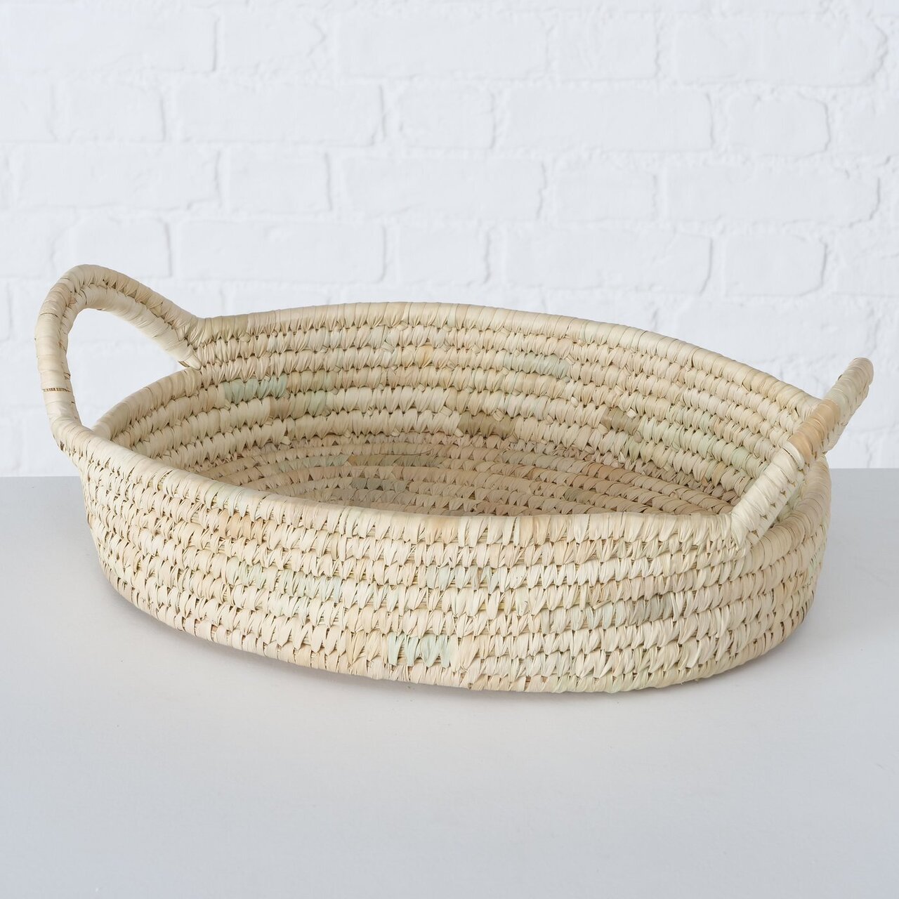 3er Set Korb flach mit Henkeln Samilana