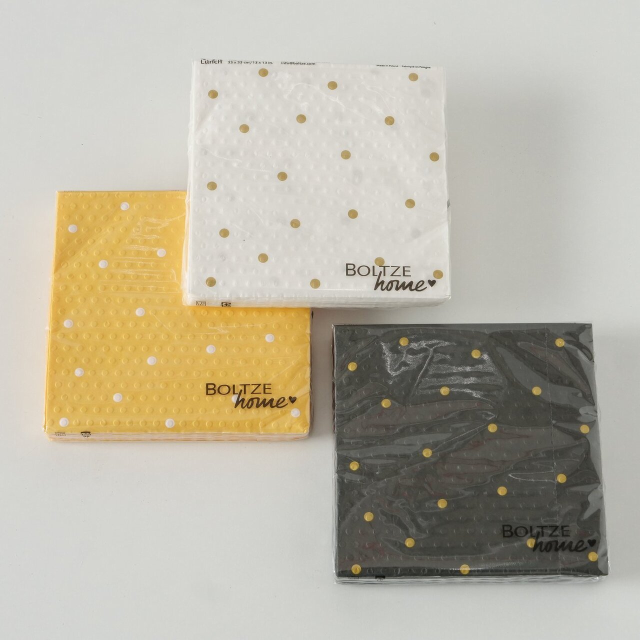 3er Set Servietten Sania