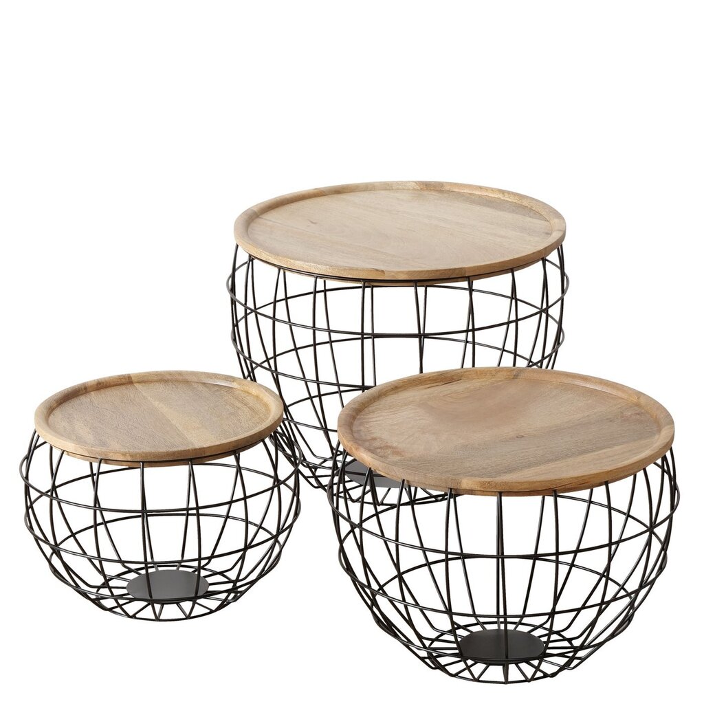 Boltze 3er Set Tisch Ayris mit Aufbewahrungsmöglichkeit online kaufen bei SKANDEKO