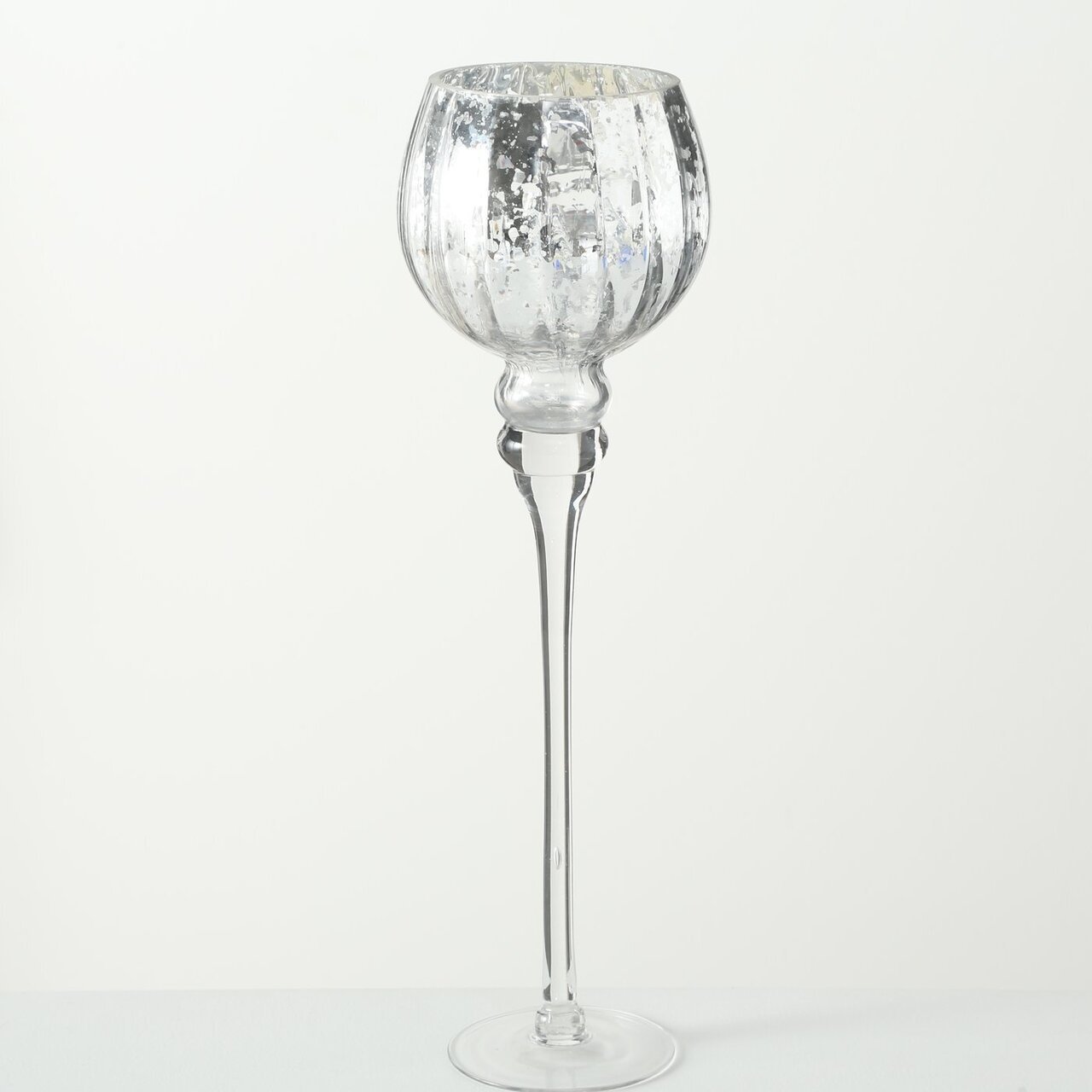 3er Set Windlicht Manou silber