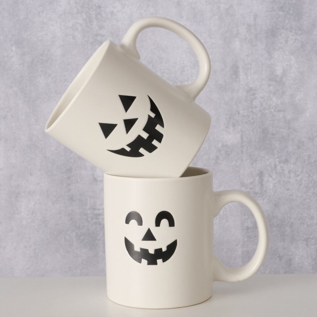 Boltze Halloween Becher Boo, 2er Set aus Keramik Preview Image