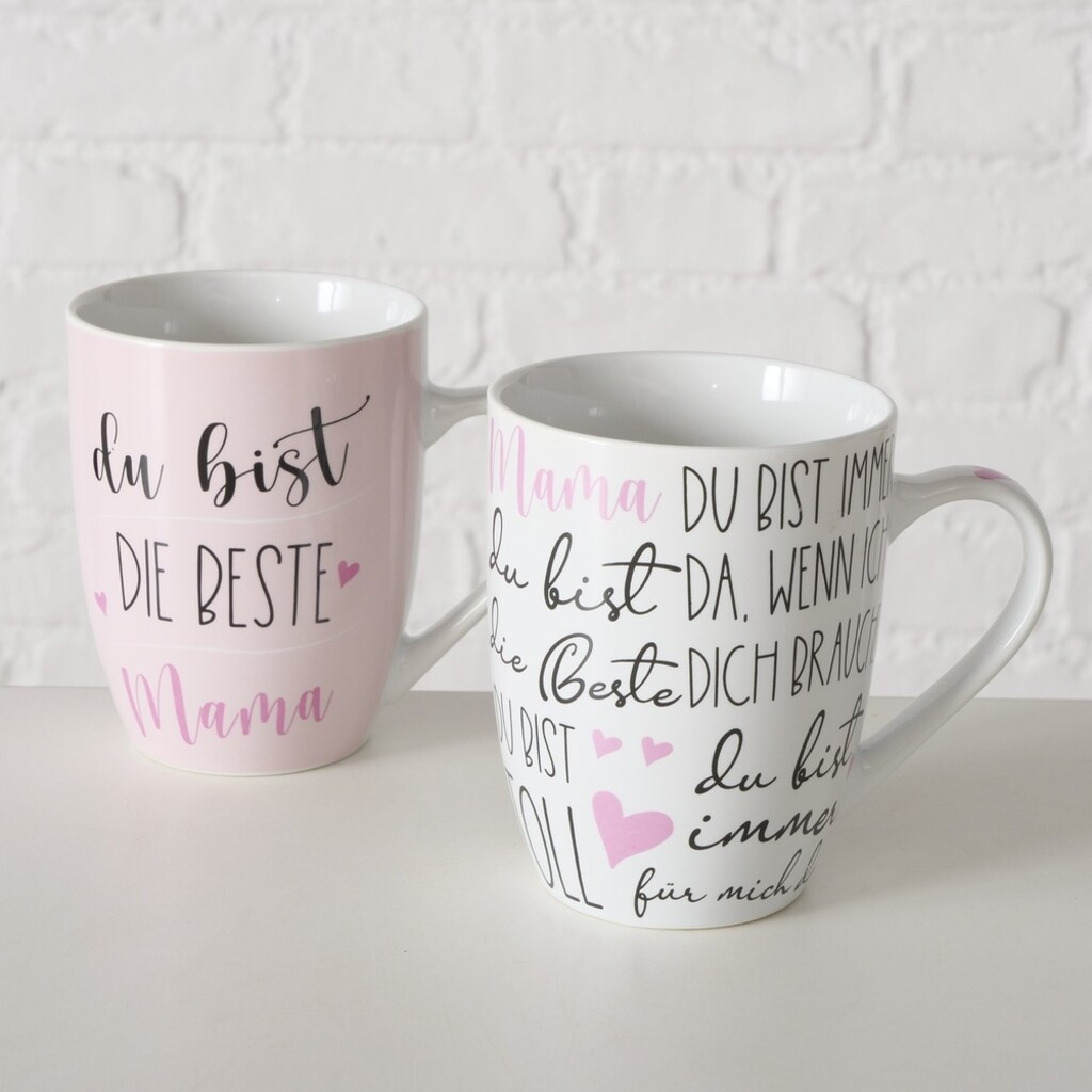 Becher beste Mama, 2er Set