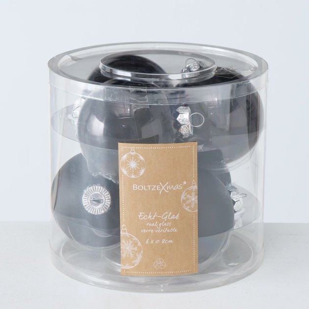 Boltze Weihnachtskugeln Ø 8 cm, 6 tlg Preview Image