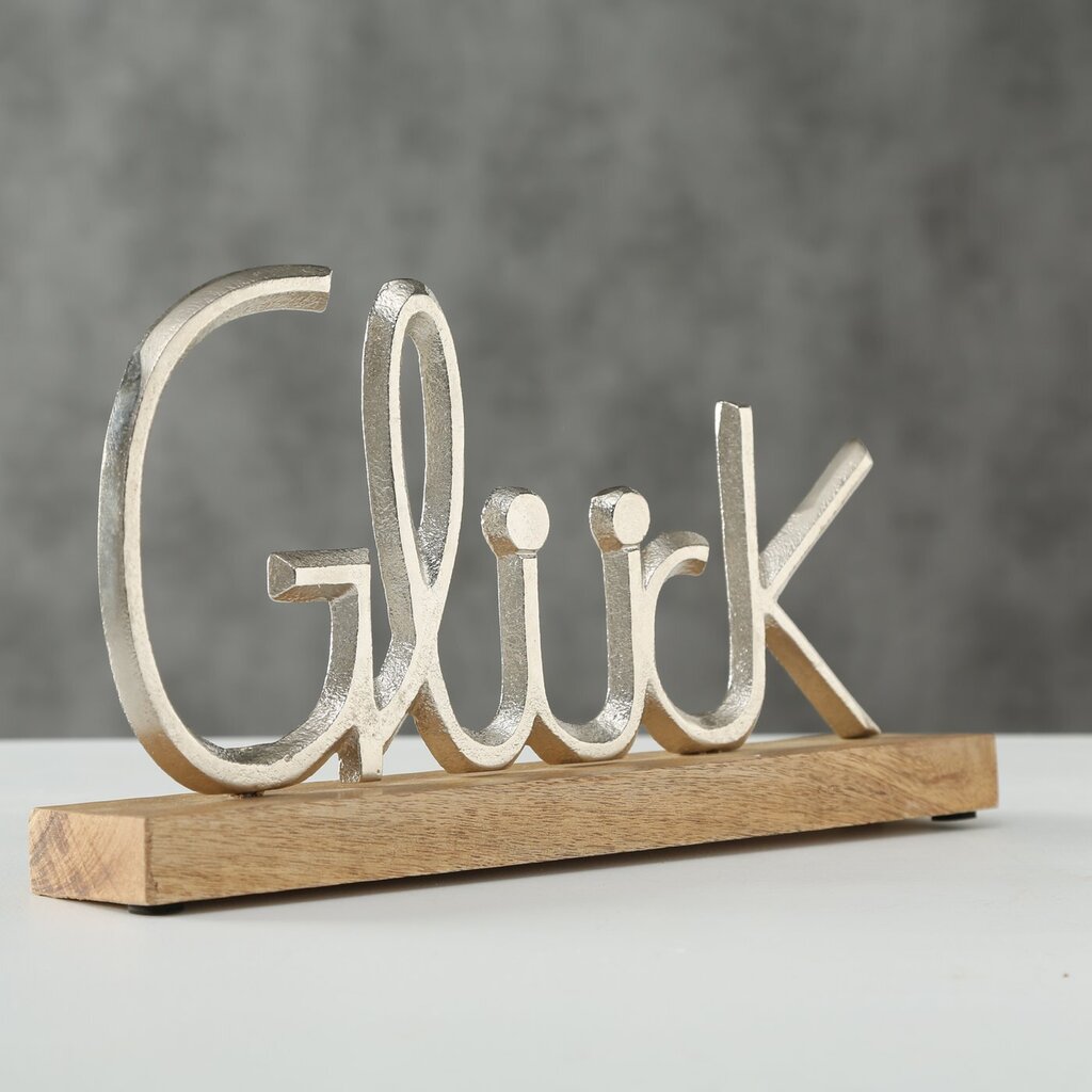 Deko Schriftzug Glück