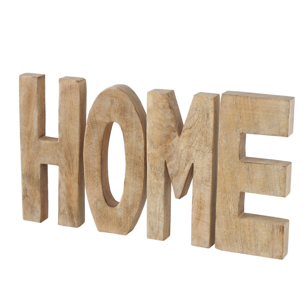 Boltze Deko Schriftzug HOME Mangoholz Preview Image