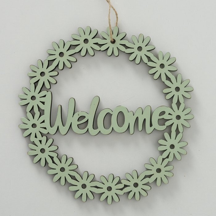 Dekoanhänger Gitta Welcome