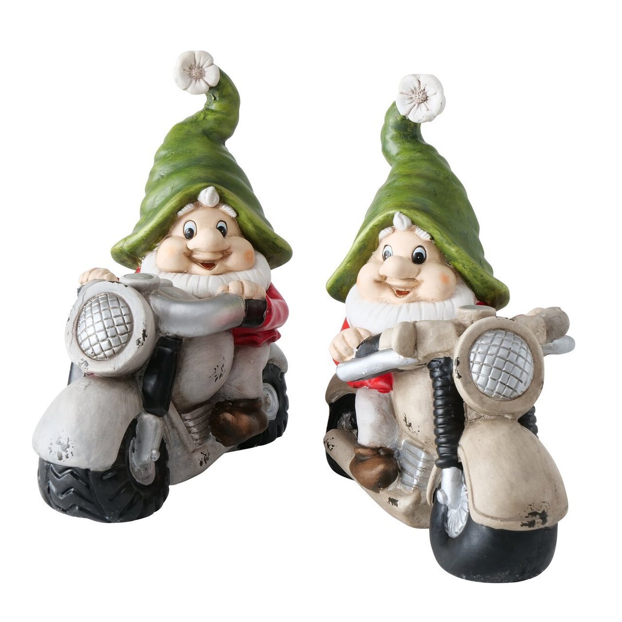 Figur Zwerg auf Motorrad Rimaldo