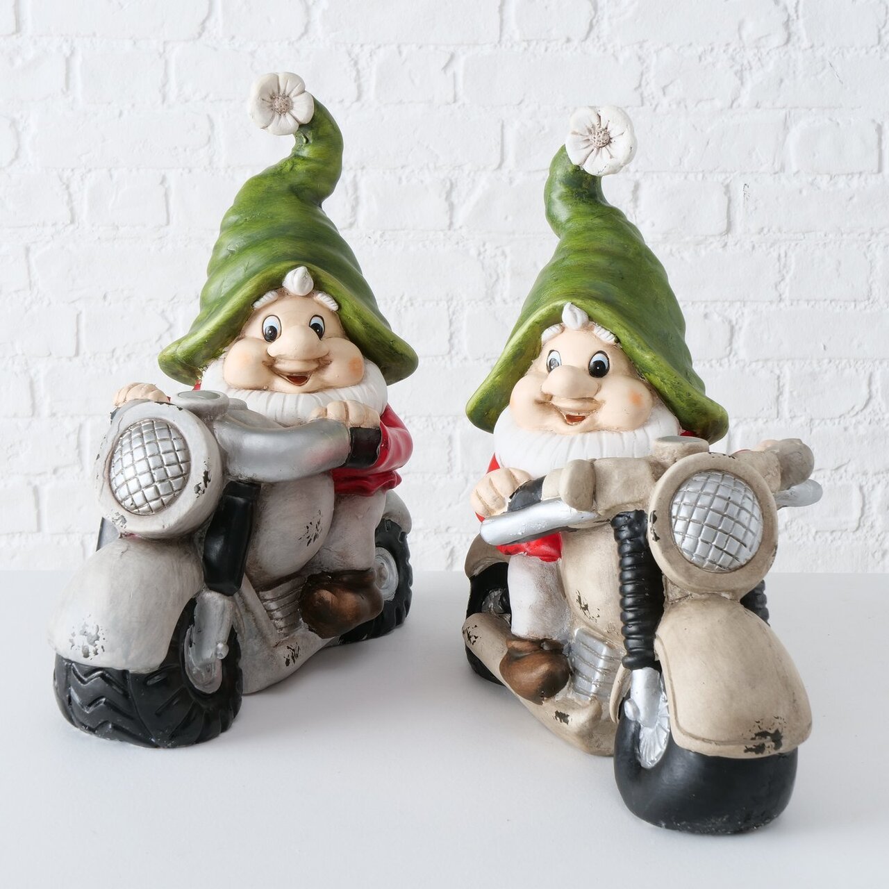 Figur Zwerg auf Motorrad Rimaldo