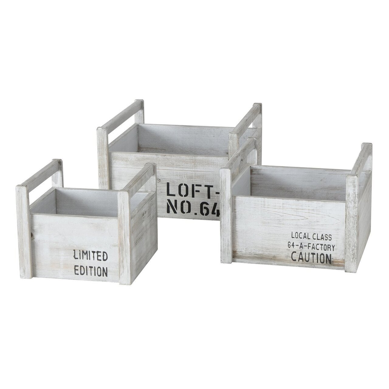 Boltze Holzkisten 3er Set Local
