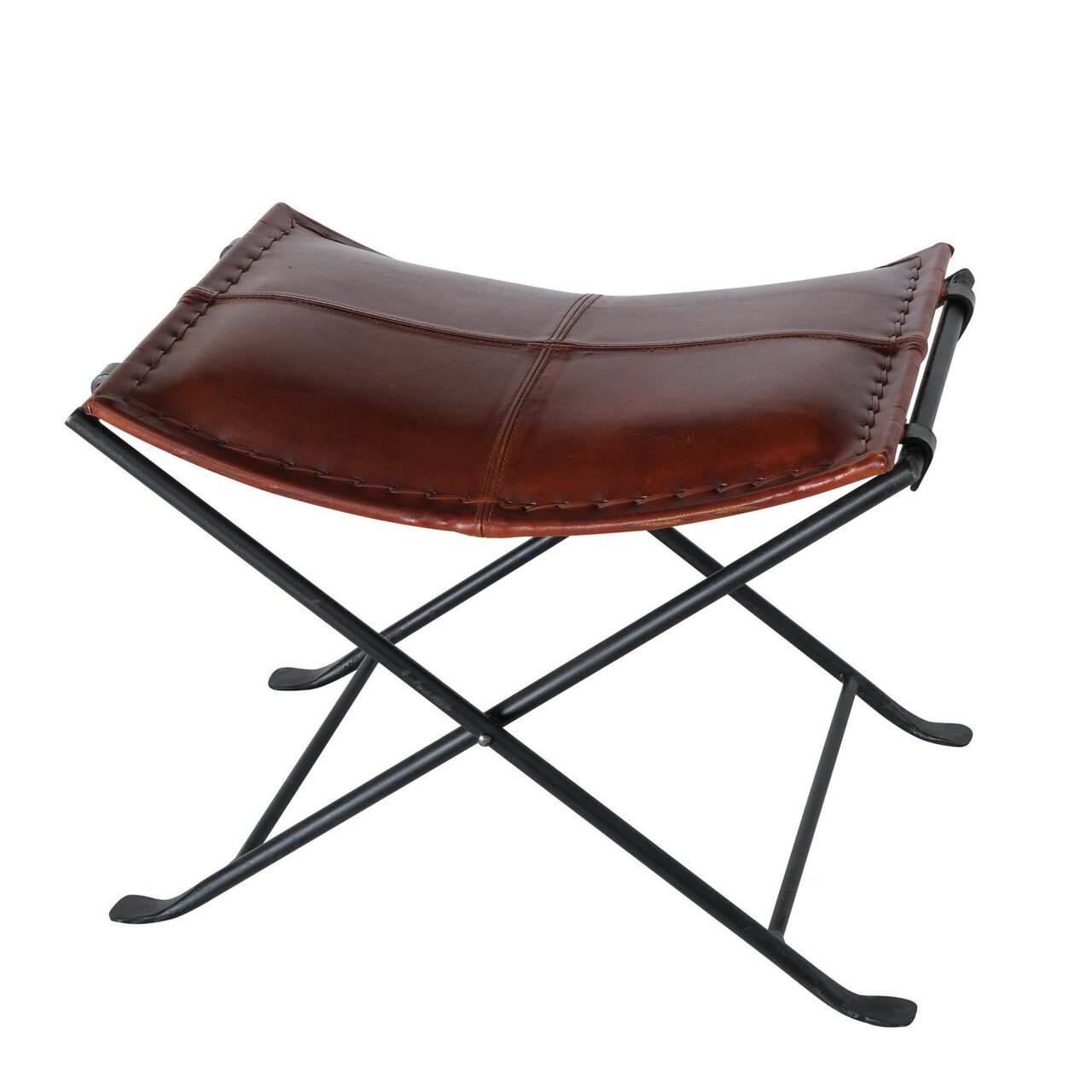 Industrial Leder Hocker Copernica