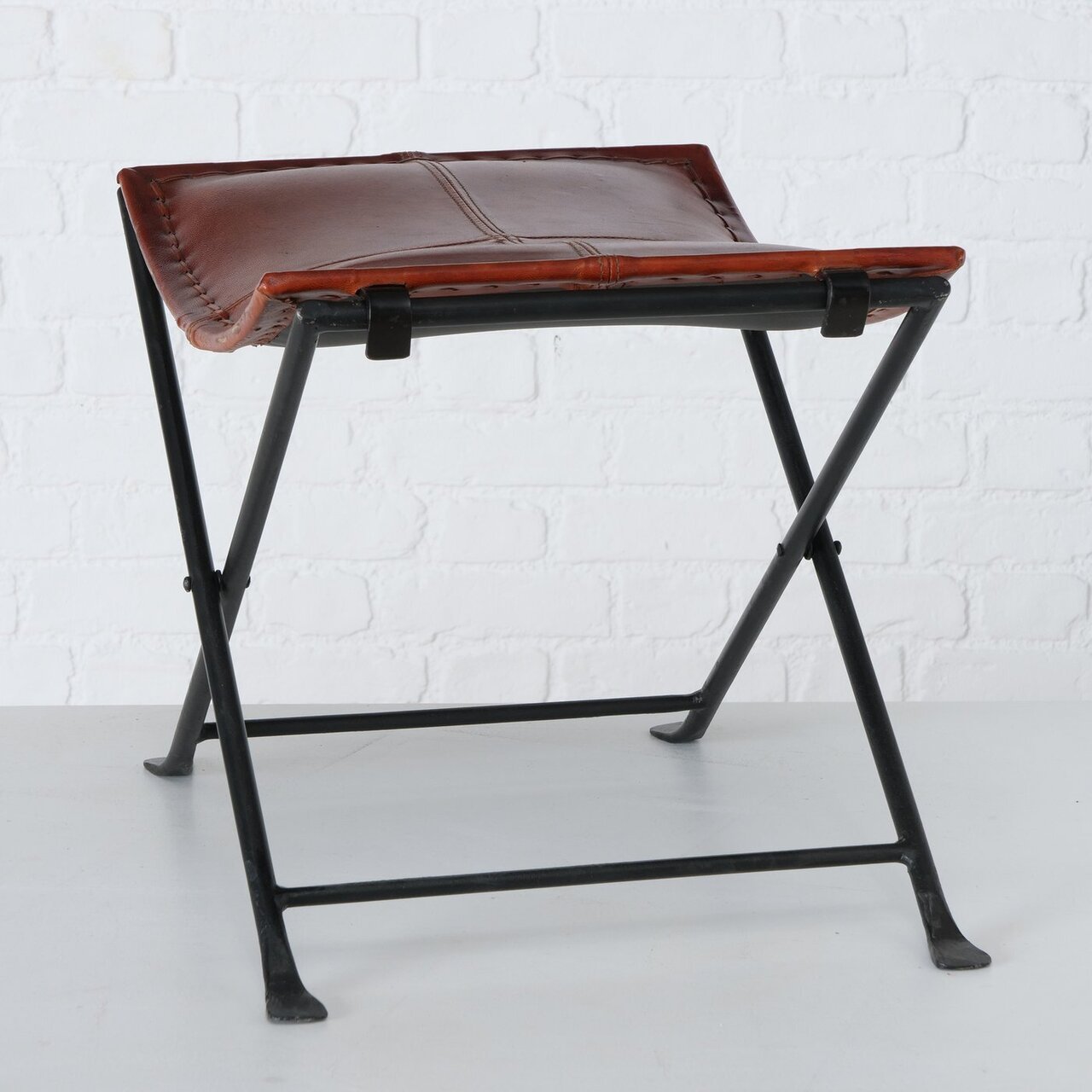 Industrial Leder Hocker Copernica