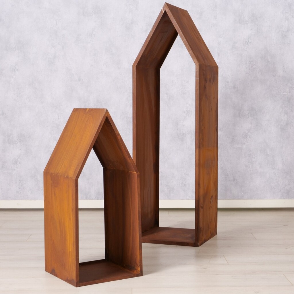 Kaminholzregal Rumo aus Metall, 2 tlg.