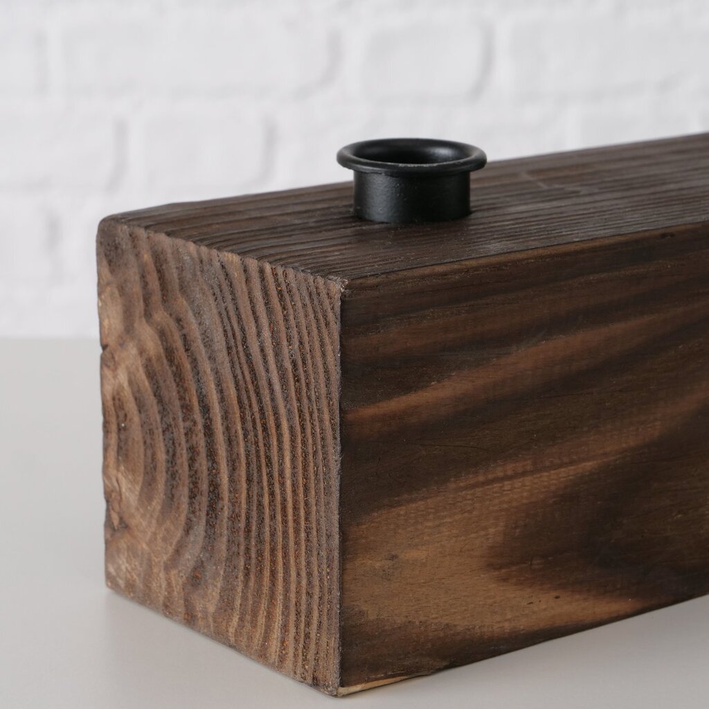 Kerzenleuchter Rustik länglich