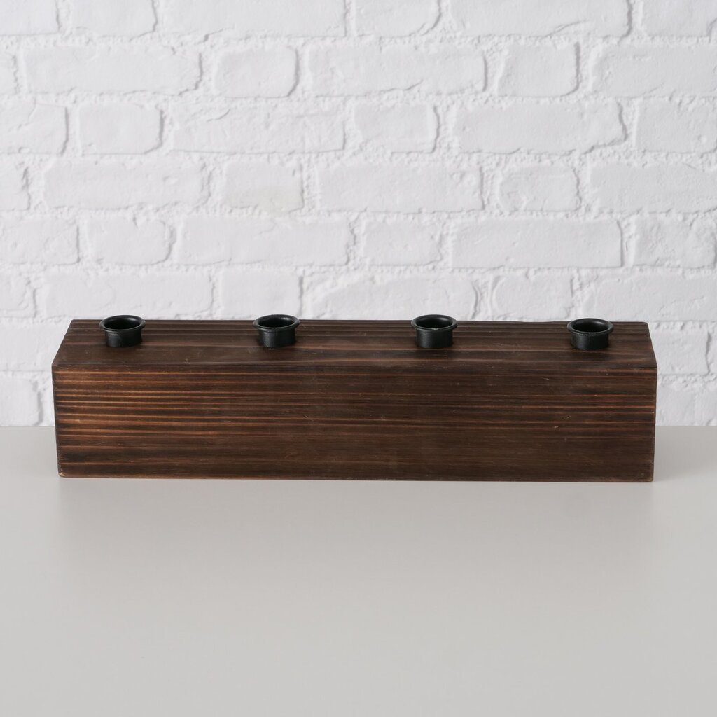 Kerzenleuchter Rustik länglich