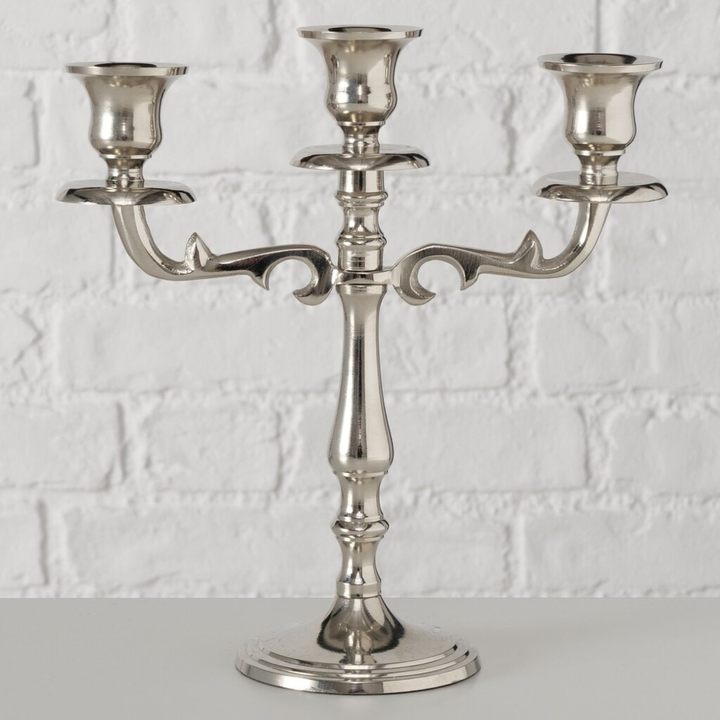 Kerzenleuchter Varas aus Aluminium