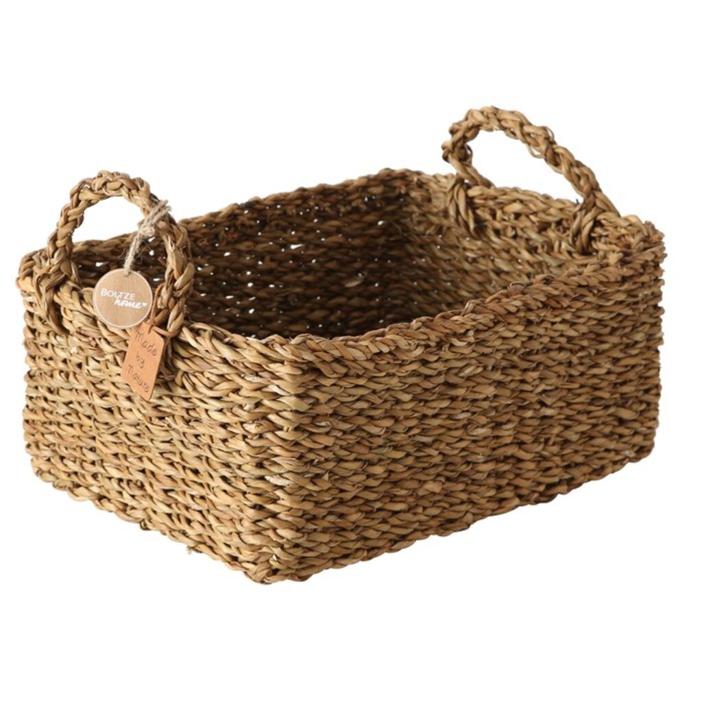 3-teiliges kleines Korbset aus Seegras Sophy