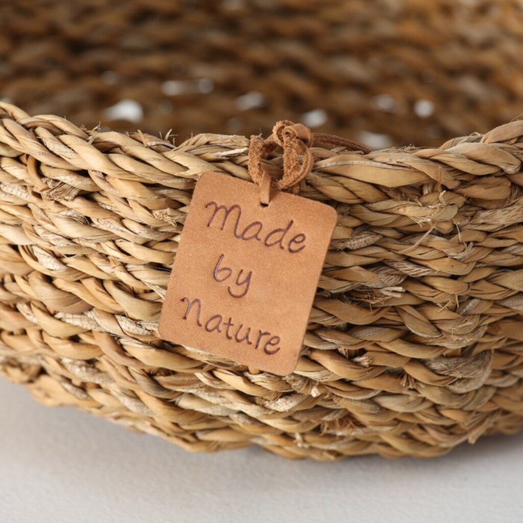 3er Set Seegras Körbe Sophy, rund