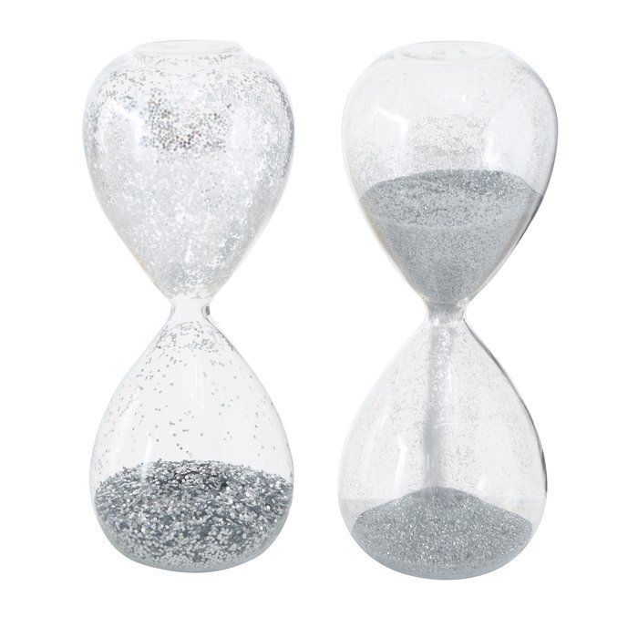 Sanduhr Jandia 2er Set silber