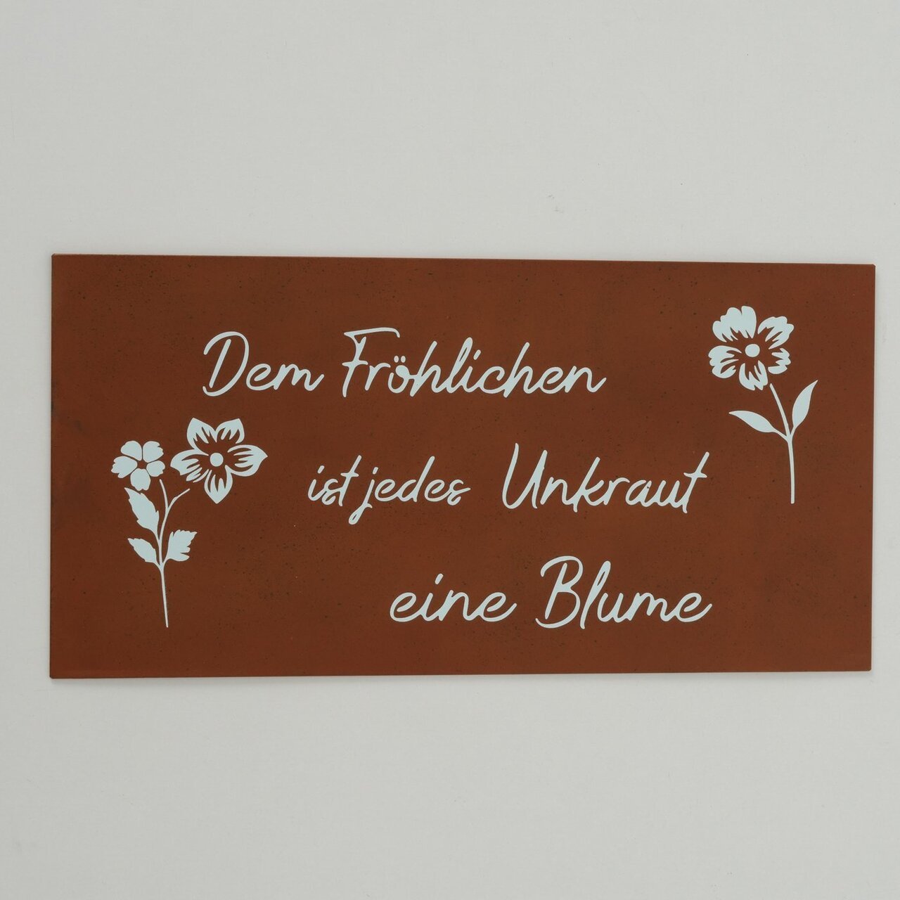 Schild Gartenfreude