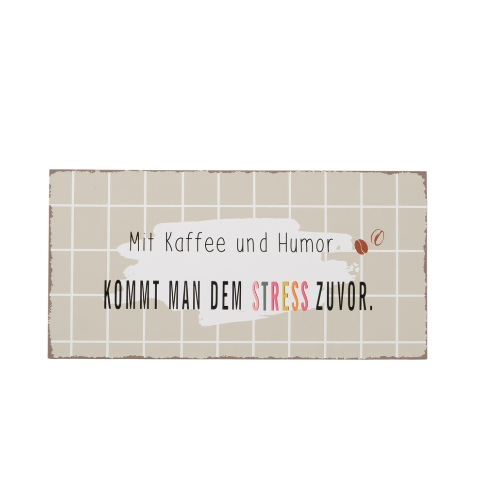 Schilder Kaffee, 3er Set