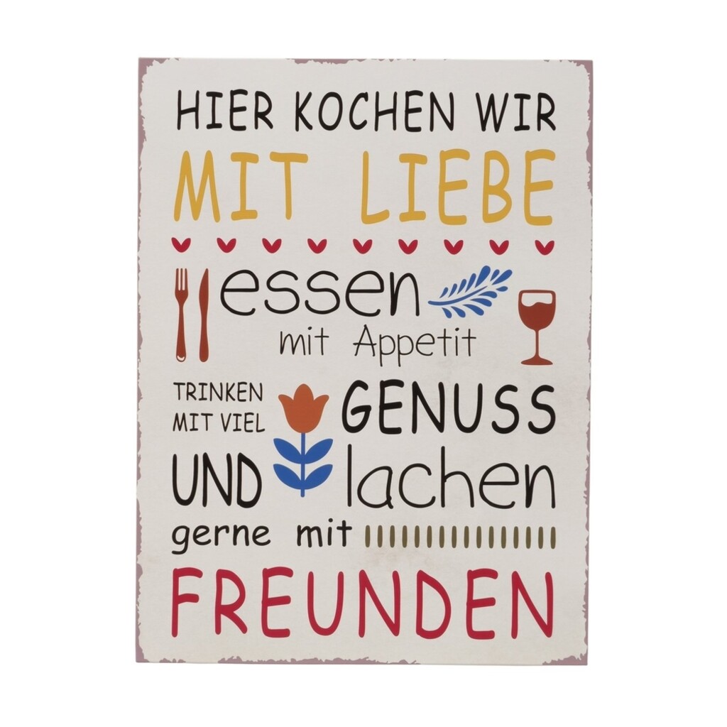 Boltze Schild Kochen mit Liebe 2er online kaufen bei SKANDEKO (Ansicht 2)