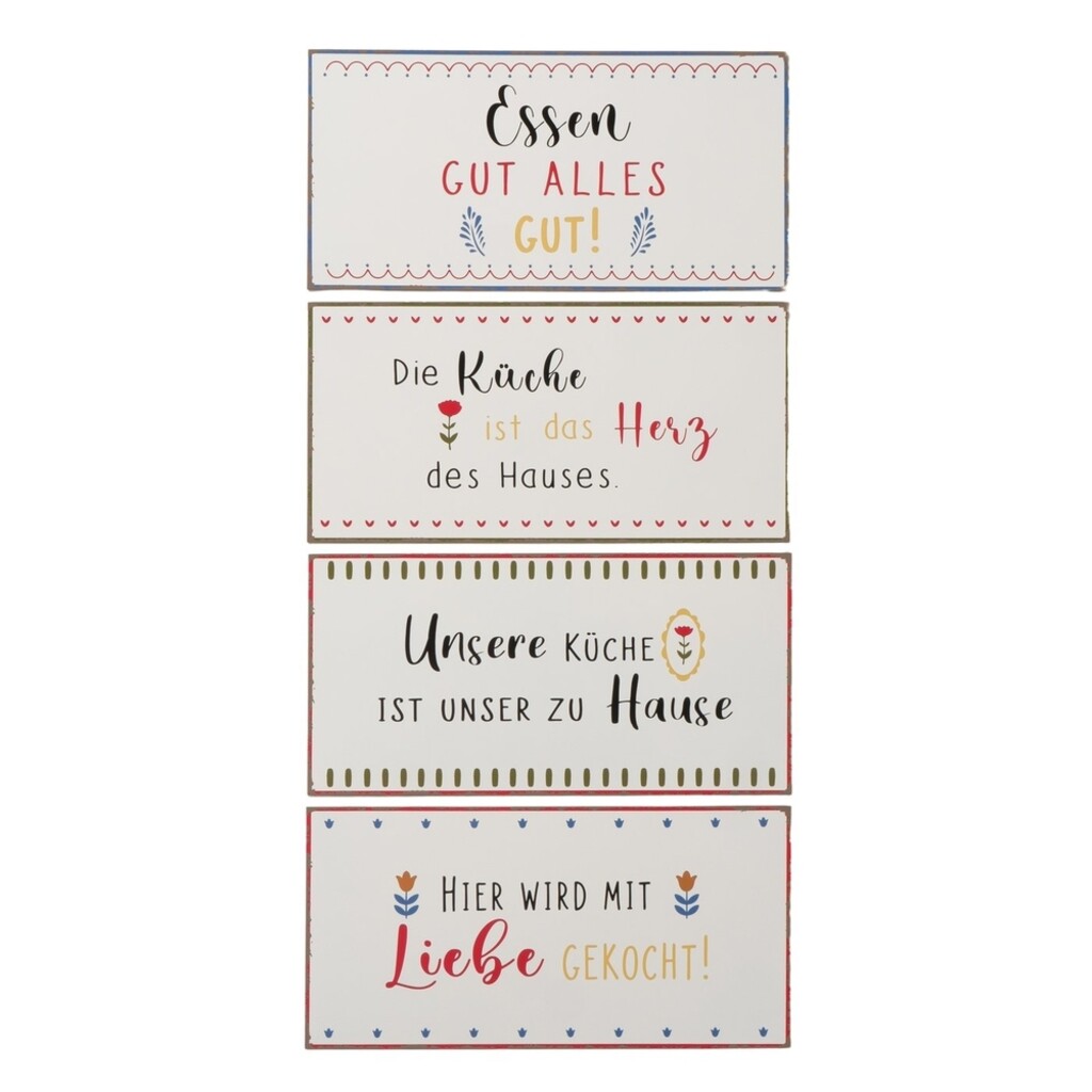 Boltze Schild Essen gut, alles gut, 4er online kaufen bei SKANDEKO