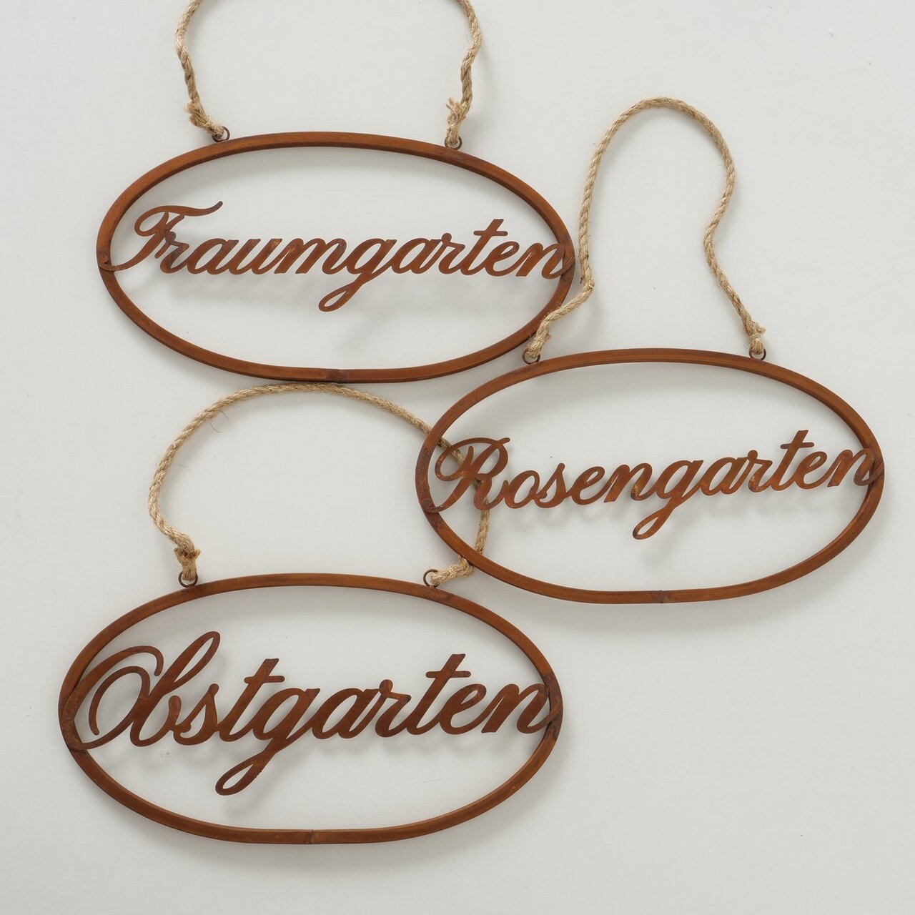 3er Set Schild Traumgarten