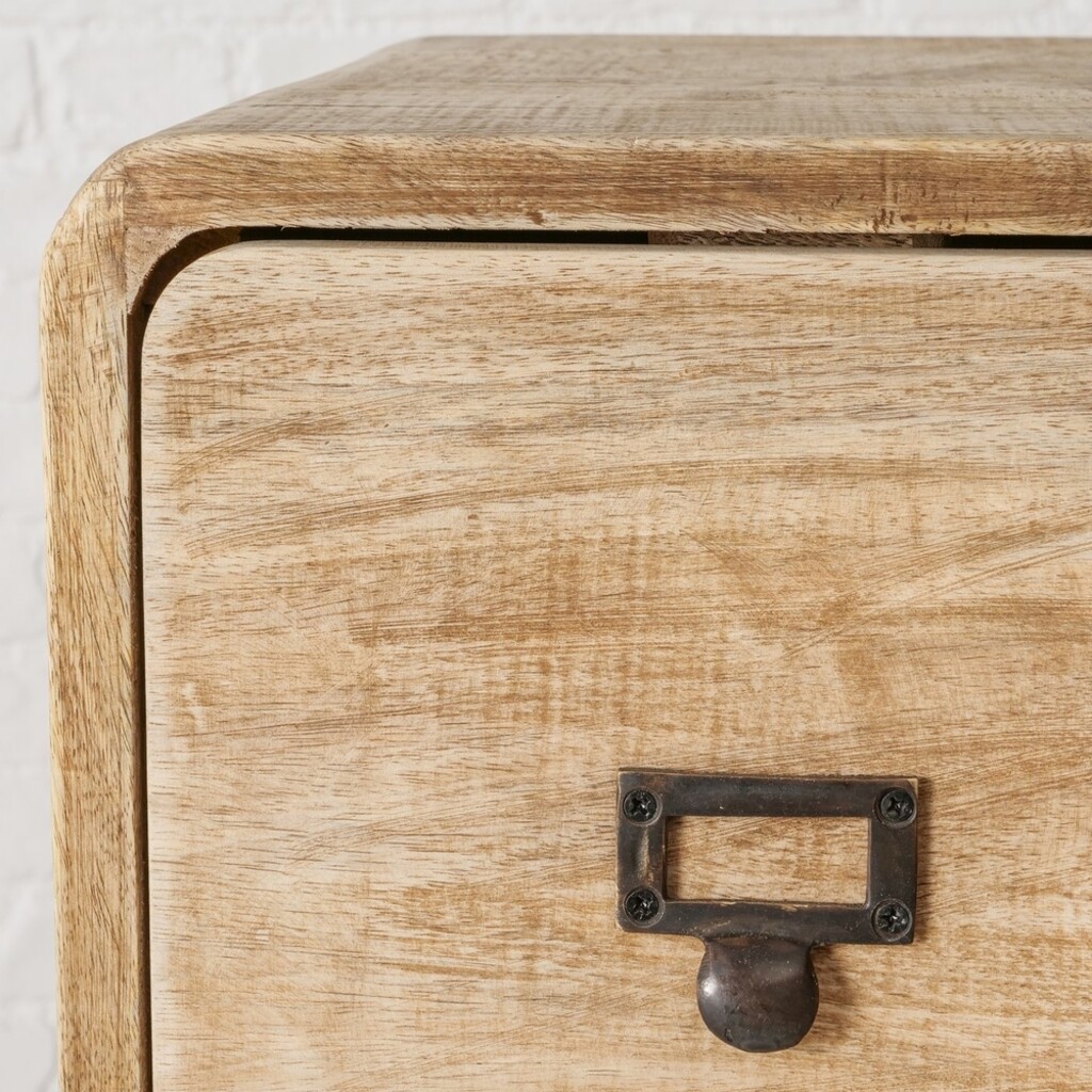 Boltze Kommode Vanita aus Mangoholz – Romantischer Skandi-Landhaus-Stauraum