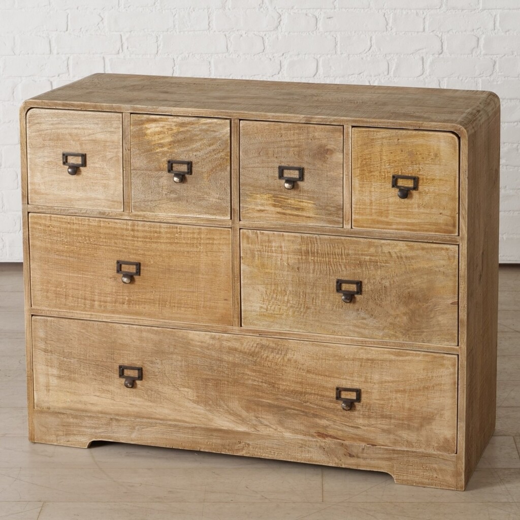 Boltze Kommode Vanita aus Mangoholz – Romantischer Skandi-Landhaus-Stauraum