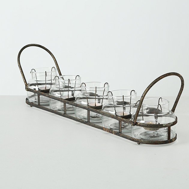 Teelichthalter Zuma Eisen