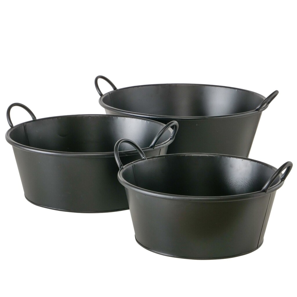 Boltze Übertopfe-Set Jackson Black 3er online kaufen bei SKANDEKO