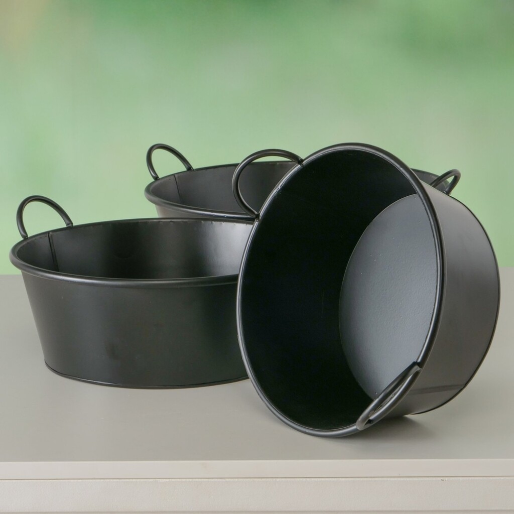 Boltze Übertopfe-Set Jackson Black 3er online kaufen bei SKANDEKO (Ansicht 2)