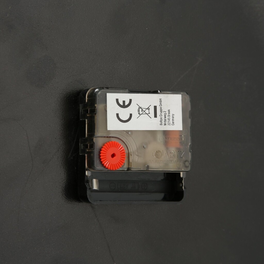 Wanduhr Lincoln Antikgold Dunkelgrau