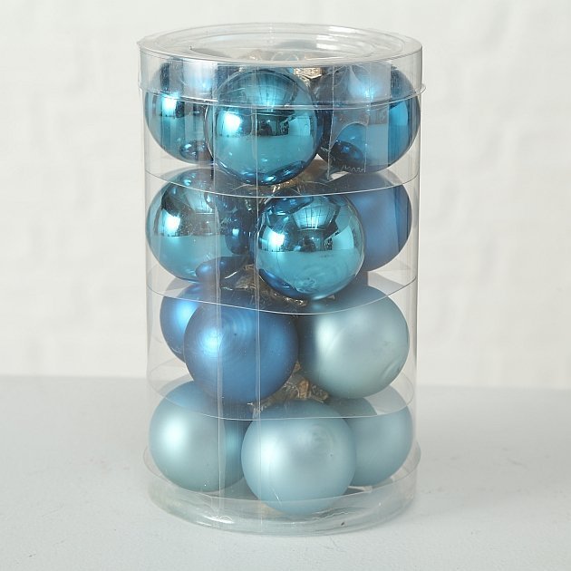 Weihnachtskugeln Ø 4 cm, 16 tlg