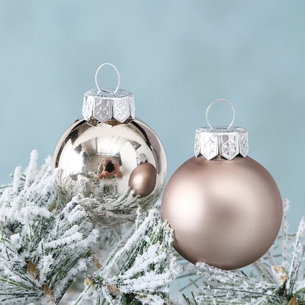 Weihnachtskugeln Ø 4 cm, 16 tlg