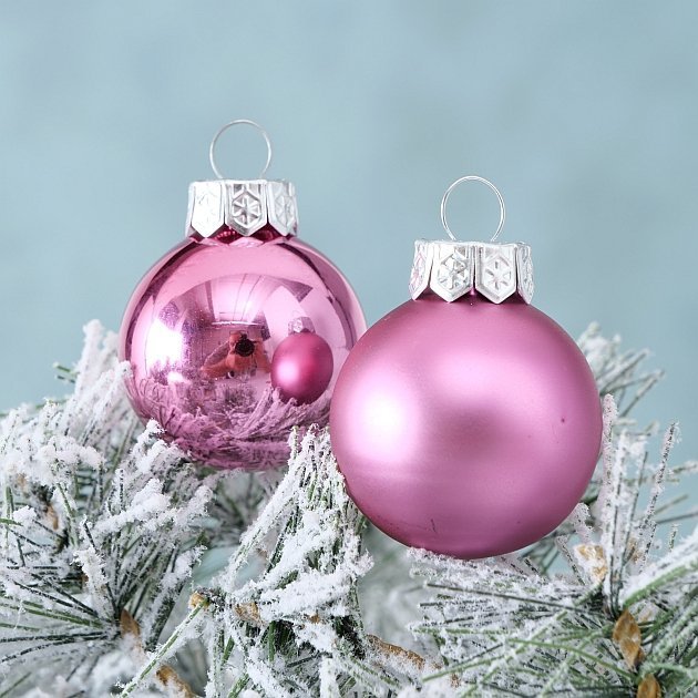 Weihnachtskugeln Ø 4 cm, 16 tlg