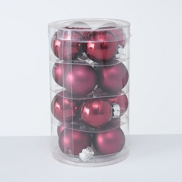 Weihnachtskugeln Ø 4 cm, 16 tlg