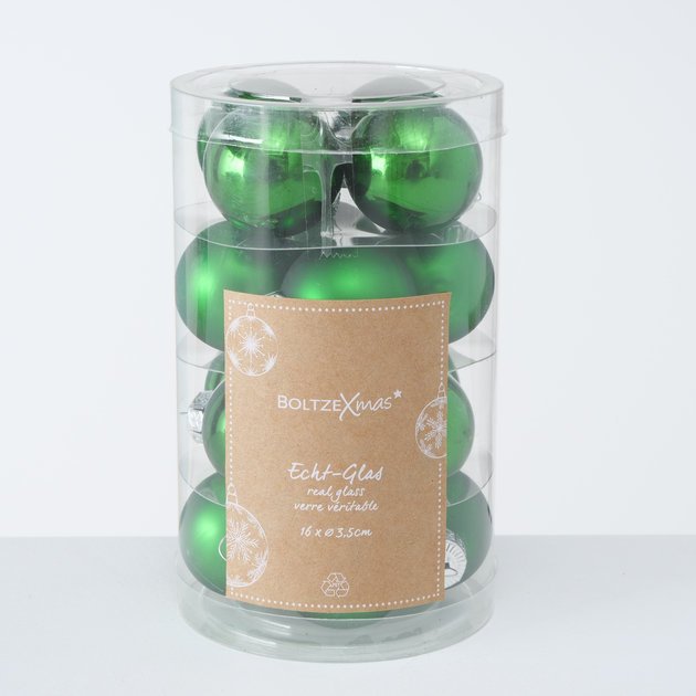 Weihnachtskugeln Ø 4 cm, 16 tlg