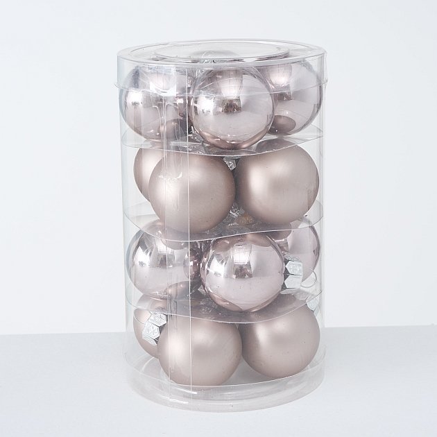 Weihnachtskugeln Ø 4 cm, 16 tlg