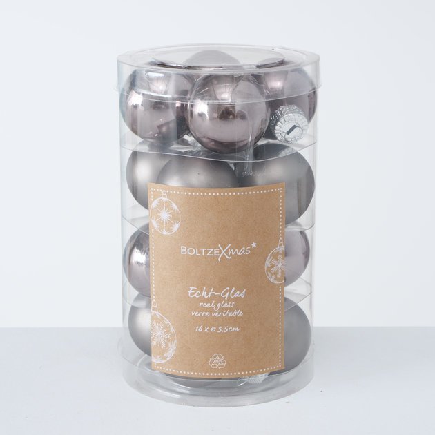 Weihnachtskugeln Ø 4 cm, 16 tlg