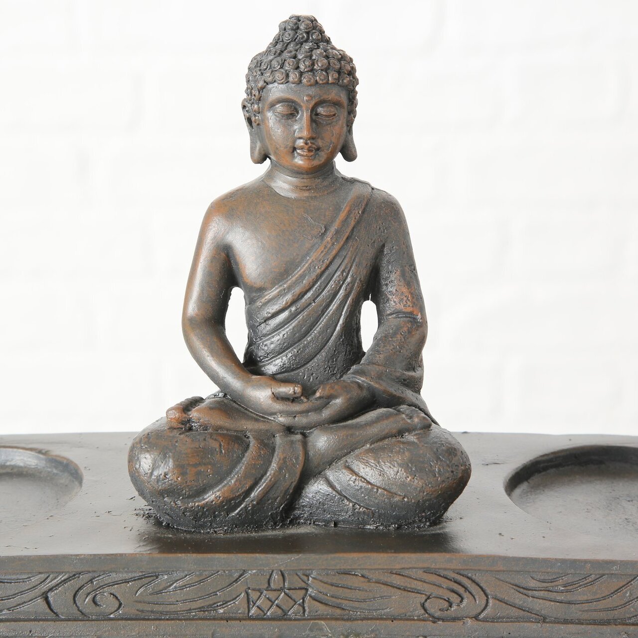 Windlicht Tablett Buddha