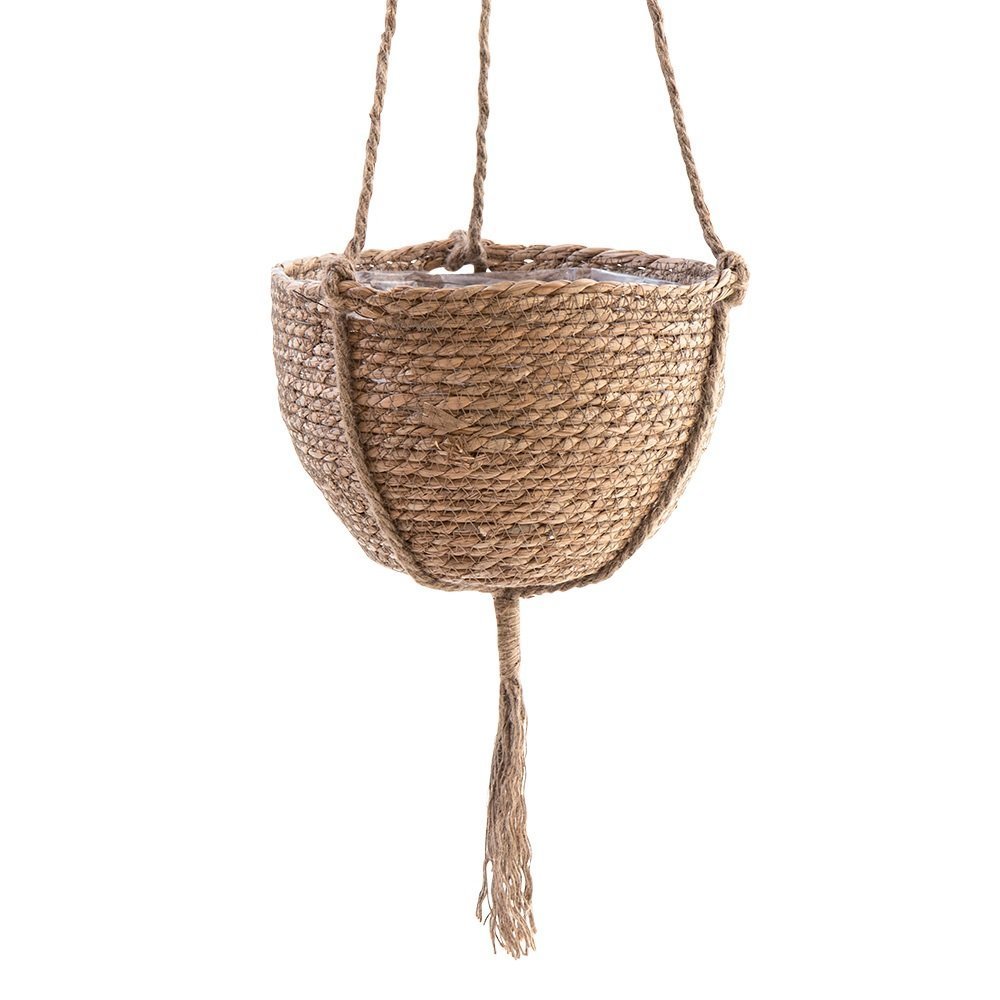 Blumentöpfe zum Hinhängen aus Seegras