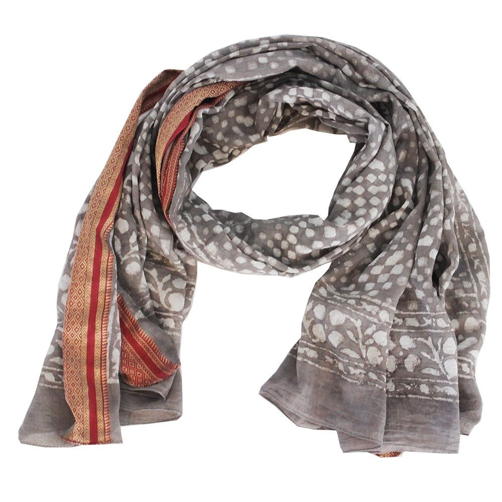 Halstuch mit Handblockdruck