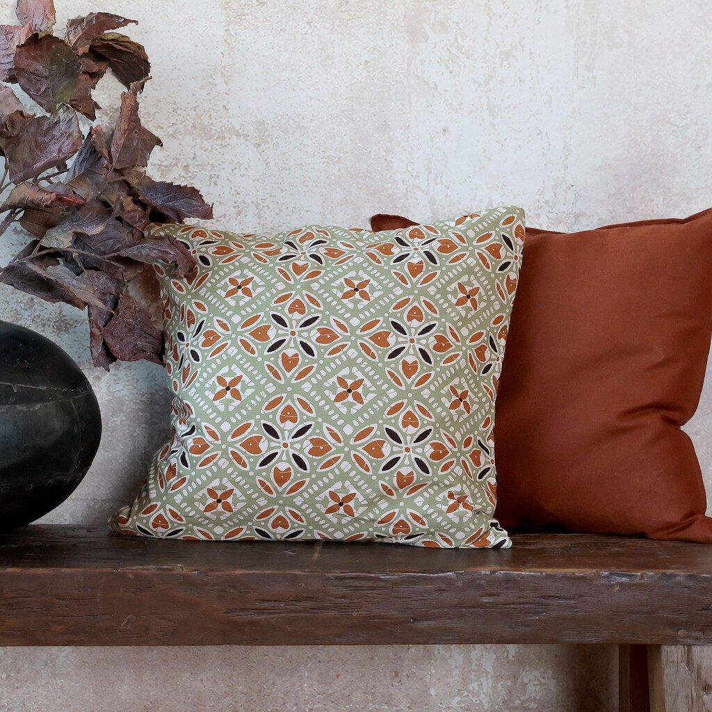 Chic Antique Aix Kissenbezug mit Batikmuster Preview Image