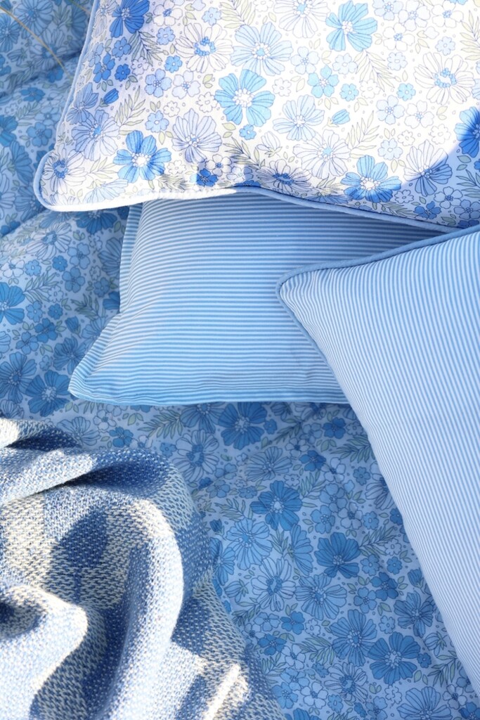 Chic Antique Aix Kissenbezug mit Blumenmuster