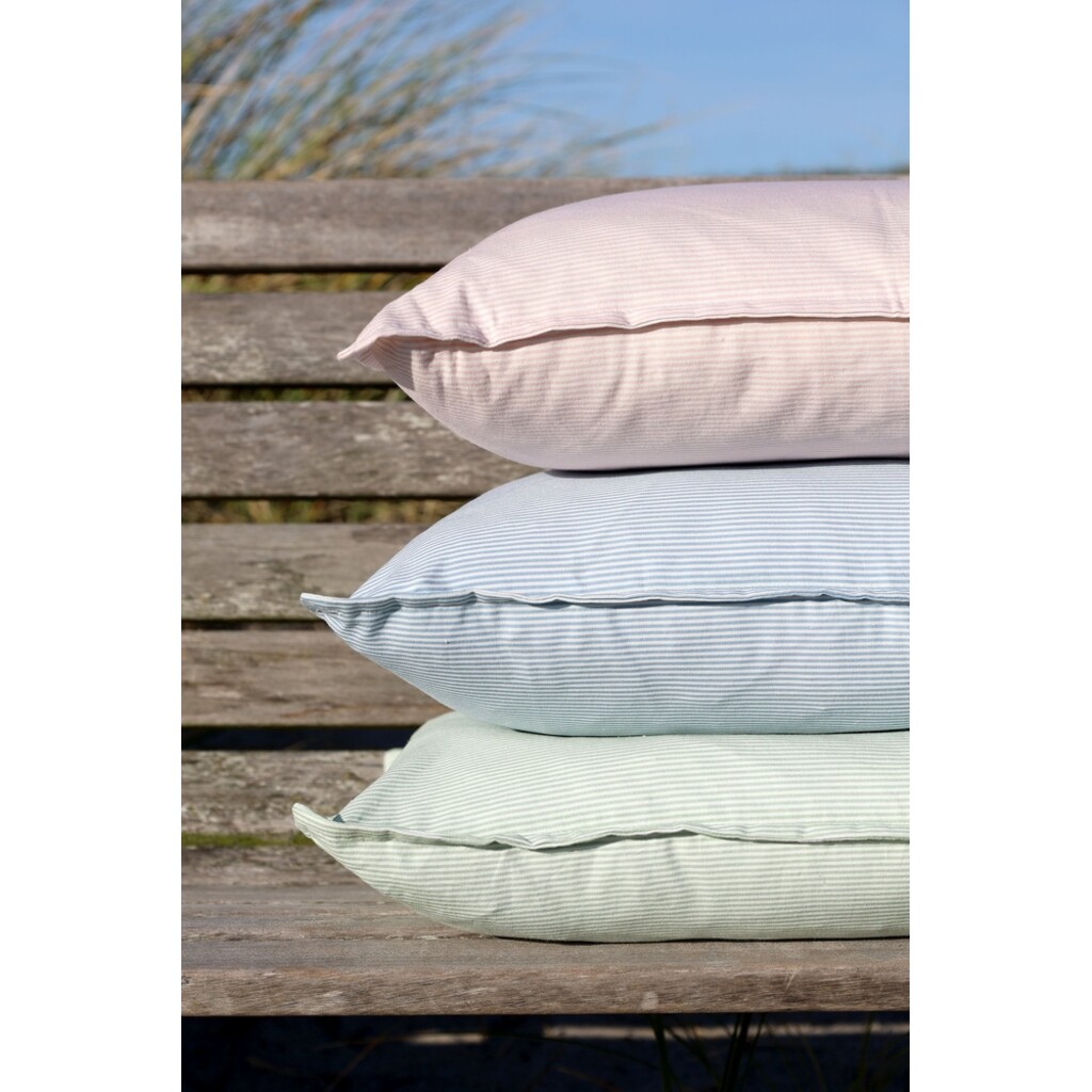 Chic Antique Kissenbezug Aix mit Vintage Streifenmuster, 50x35 cm