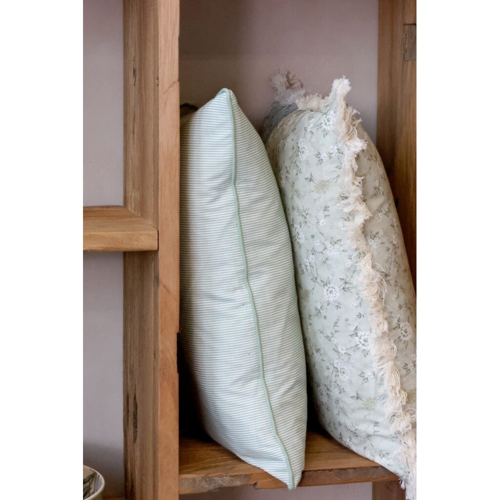 Chic Antique Kissenbezug Aix mit Vintage Streifenmuster, 50x35 cm