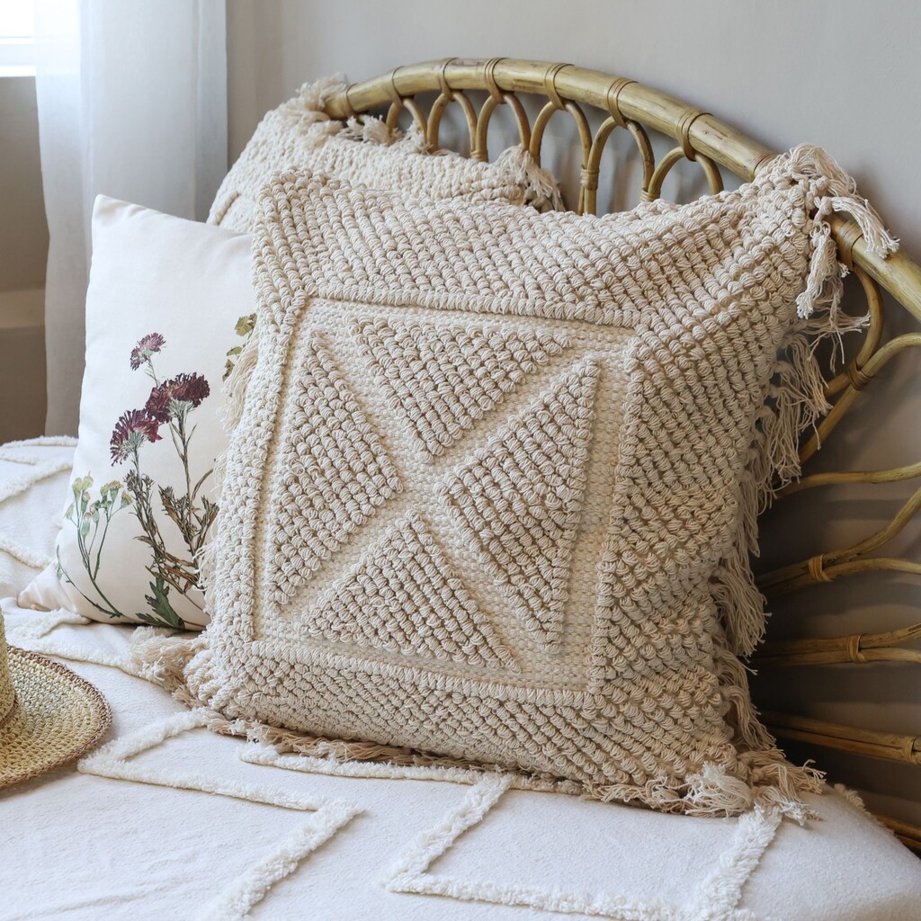 Chic Antique Aix Kissebezug mit Muster off white Preview Image